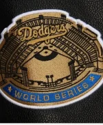Los Angeles Dodgers Black Out Collection Full-Snap Varsity Jacket