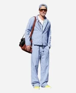 Brad Pitt Hotel Blue Suit - Image 2