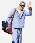 Brad Pitt Hotel Blue Suit