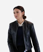 Michelle Keegan Tv Series The Blame S01 Di Emma Crane Leather Jacket