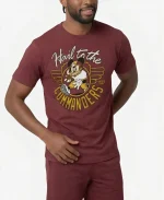 Unisex Mickey Mouse x Washington Commanders 2026 Tri-Blend Burgundy T-Shirt