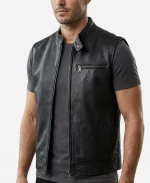 Milan Fashion Week 2026 Anyma Black Vest