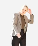 New York City 2026 Gin Joint Dakota Fanning Grey Blazer