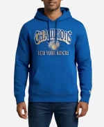 New York Knicks 2026 NBA Finals Champions Fleece Hoodie