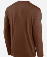 Nike Arizona Wildcats 2026 Military Appreciation Dri-FIT Long Sleeve Brown T-Shirt