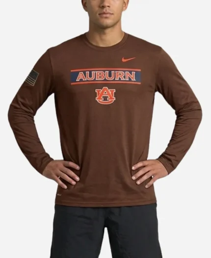 Nike Auburn 2026 Military Appreciation Long Sleeve T-Shirt