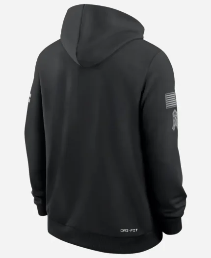 Unisex Nike Chicago Bears 2026 Salute to Service Sideline Dri-FIT Black  Hoodie
