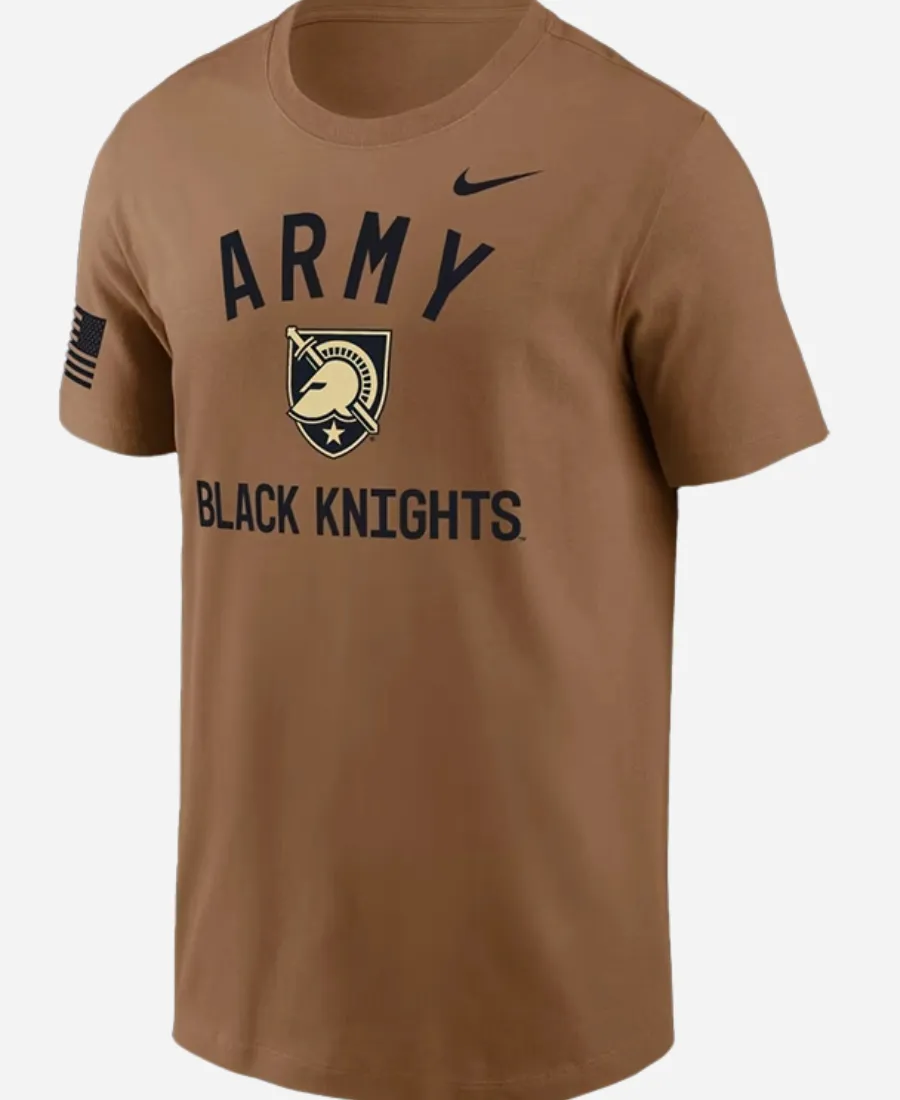 Nike Black Knights Army Military 2026 Brown T-Shirt Nike Black Knights Army Military Brown T-Shirt