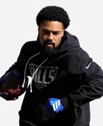 Nike Buffalo Bills Khalil Shakir Crucial Catch Dri-FIT Black Hoodie