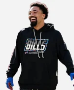 Nike Buffalo Bills 2026 Khalil Shakir Crucial Catch Dri-FIT Black Hoodie