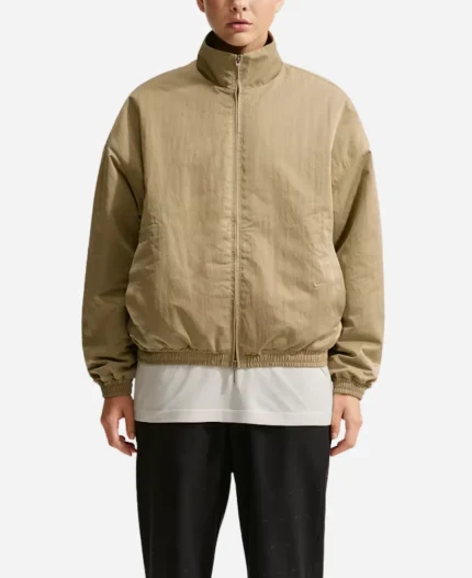 Nike Caitlin Clark ESPN College GameDay Basketball Beige Jacket
