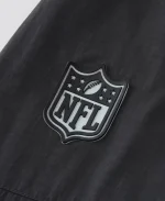 Nike Detroit Lions Rivalries Black & Grey Oversized Full-Zip Jacket