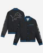 Nike Detroit Lions Rivalries 2026 Black Full-Snap Varsity Jacket