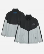 Nike Detroit Lions Rivalries 2026 Black & Grey Oversized Full-Zip Jacket