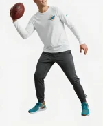 Nike Miami Dolphins 2026 White Long Sleeve T-Shirt