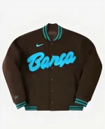 Nike FC Barcelona x Spotify x GOLF WANG Letterman Varsity Jacket