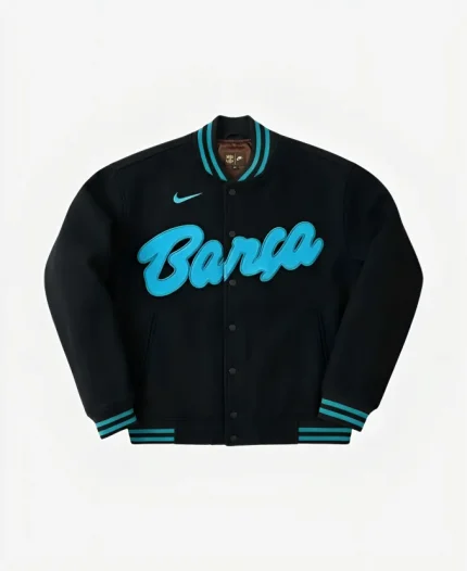 Nike FC Barcelona x Spotify x GOLF WANG Varsity Jacket