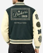 Nike Green Bay Packers Rivalries 2026 Green Full-Snap Varsity Jacket