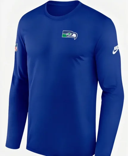 Nike Jalen Milroe Seattle Seahawks 2026 Long Sleeve T-Shirt