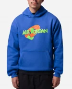 Nike Jordan x Brooklyn Space Jam Blue Hoodie