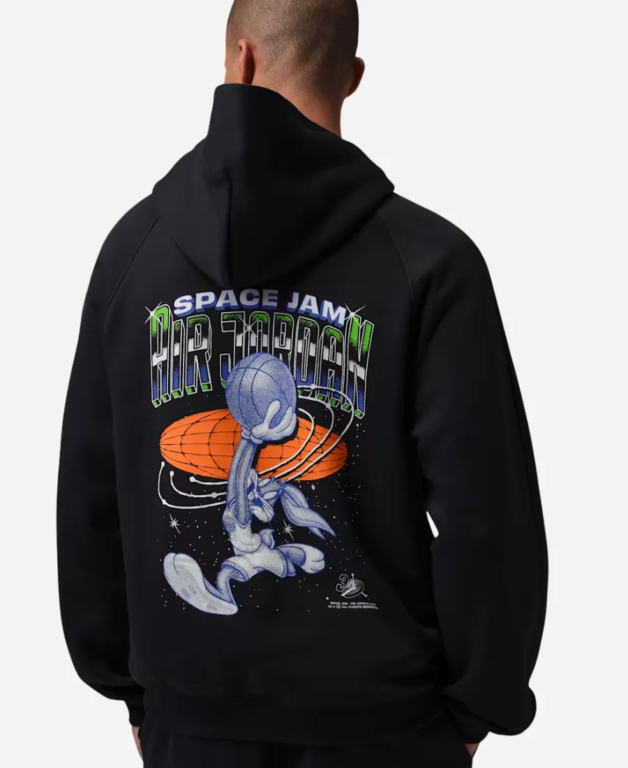 Nike Jordan x Brooklyn Space Jam Hoodie Nike Jordan x Brooklyn Space Jam Fleece Hoodie