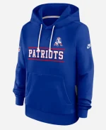 Nike Josh McDaniels New England Patriots Sideline Standard Dri-FIT Royal Blue Hoodie 