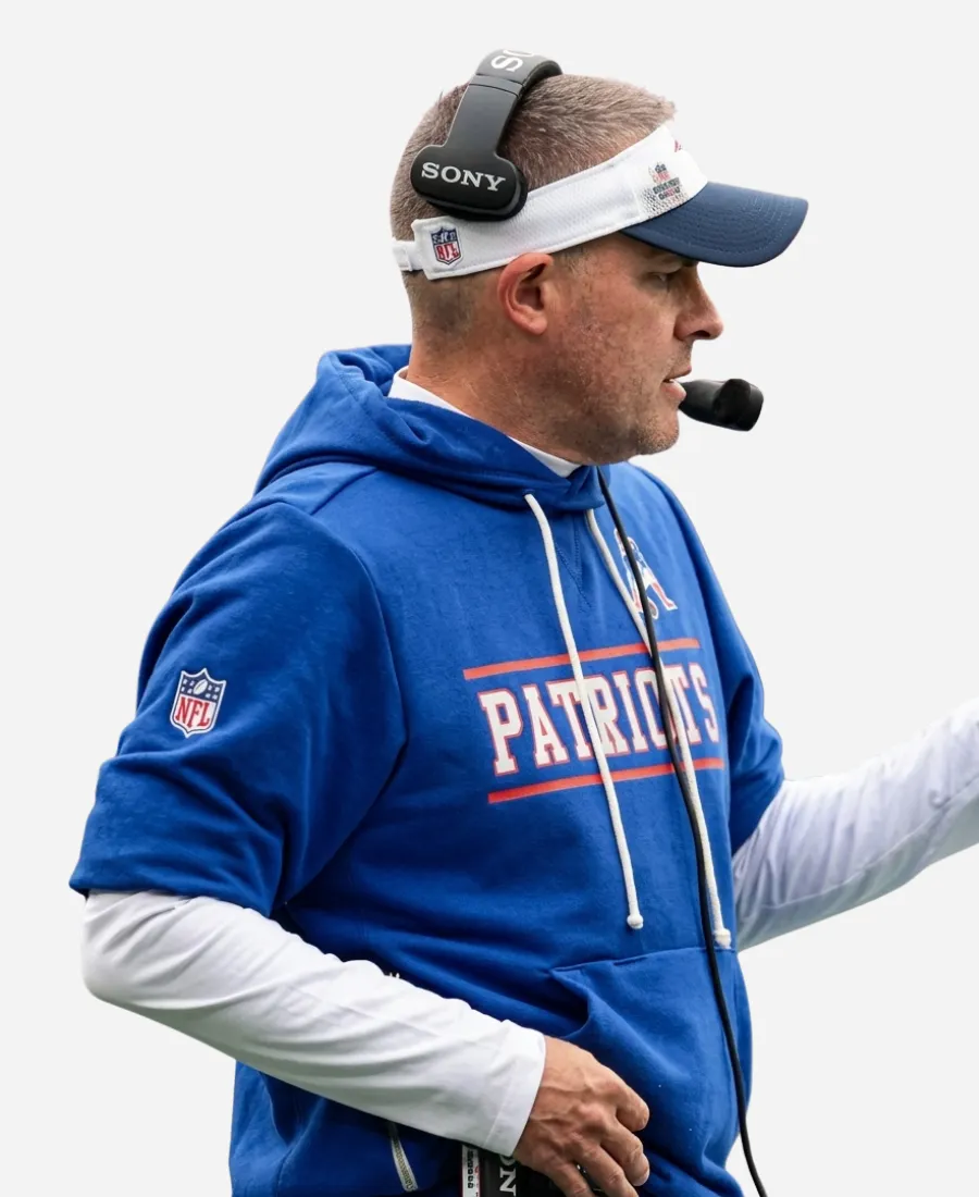 Nike Josh McDaniels Patriots Sideline Standard Hoodie Nike Josh McDaniels Patriots 2026 Sideline Standard Hoodie