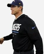 Nike Chargers Preseason Jim Harbaugh Black Hooded T-Shirt