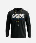 Nike LA Chargers Preseason Jim Harbaugh Hooded T-Shirt