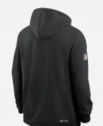 Nike Miami Dolphins 2026 Jeff Hafley Crucial Catch Sideline Dri-FIT Black Hoodie