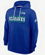 Nike Mike Macdonald Seattle Seahawks 2026 Royal Blue Sideline Alt Hoodie