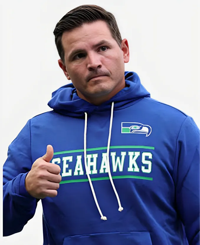 Nike Mike Macdonald Seattle Seahawks 2026 Sideline Alt Hoodie Nike Mike Macdonald Seattle Seahawks Hoodie