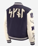 Nike Minnesota Vikings Rivalries 2026 Purple Varsity Jacket