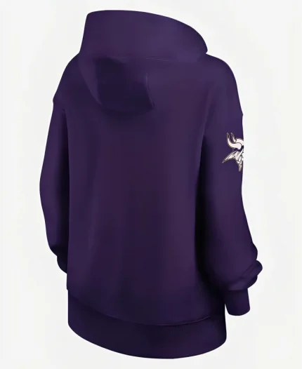 Nike Minnesota Vikings Rivalries 2026 Phoenix Purple Oversized Pullover Hoodie