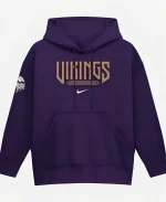 Nike Minnesota Vikings Rivalries 2026 Collection Purple Oversized Pullover Hoodie