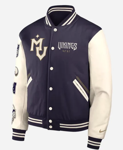 Nike Minnesota Vikings Rivalries Purple Varsity Jacket