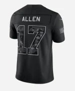 Nike NFL Team Buffalo Bills Josh Allen Salute to Service Dri-FIT Black Jersey