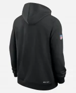 Nike NFL Team Chicago Bears 2026 Crucial Catch Sideline Fleece Black Hoodie