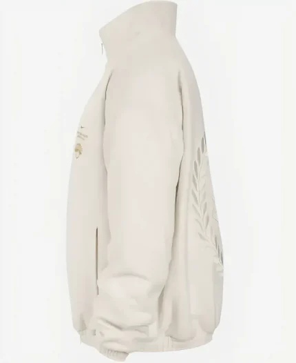 Nike New York Knicks NBA Finals 2026 Cream Full-Zip Jacket