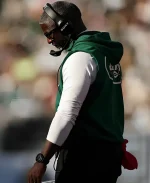 Nike New York Jets Aaron Glenn Head Coach 2026 Sideline Green Alt Sleeveless Fleece Hoodie