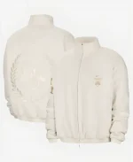 Nike New York Knicks NBA Finals Champions 2026 Cream Full-Zip Jacket