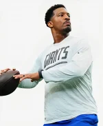 Unisex Nike New york Giants Jameis Winston 2026 White Long Sleeve T-Shirt