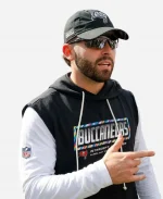 Nike Tampa Bay Buccaneers Baker Mayfield Crucial Catch Sideline Sleeveless Hoodie