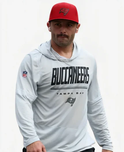 Nike Tampa Bay Buccaneers 2026 Baker White Hooded T-Shirt