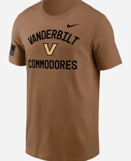 Nike Vanderbilt Commodores 2026 Appreciation Brown T-Shirt 