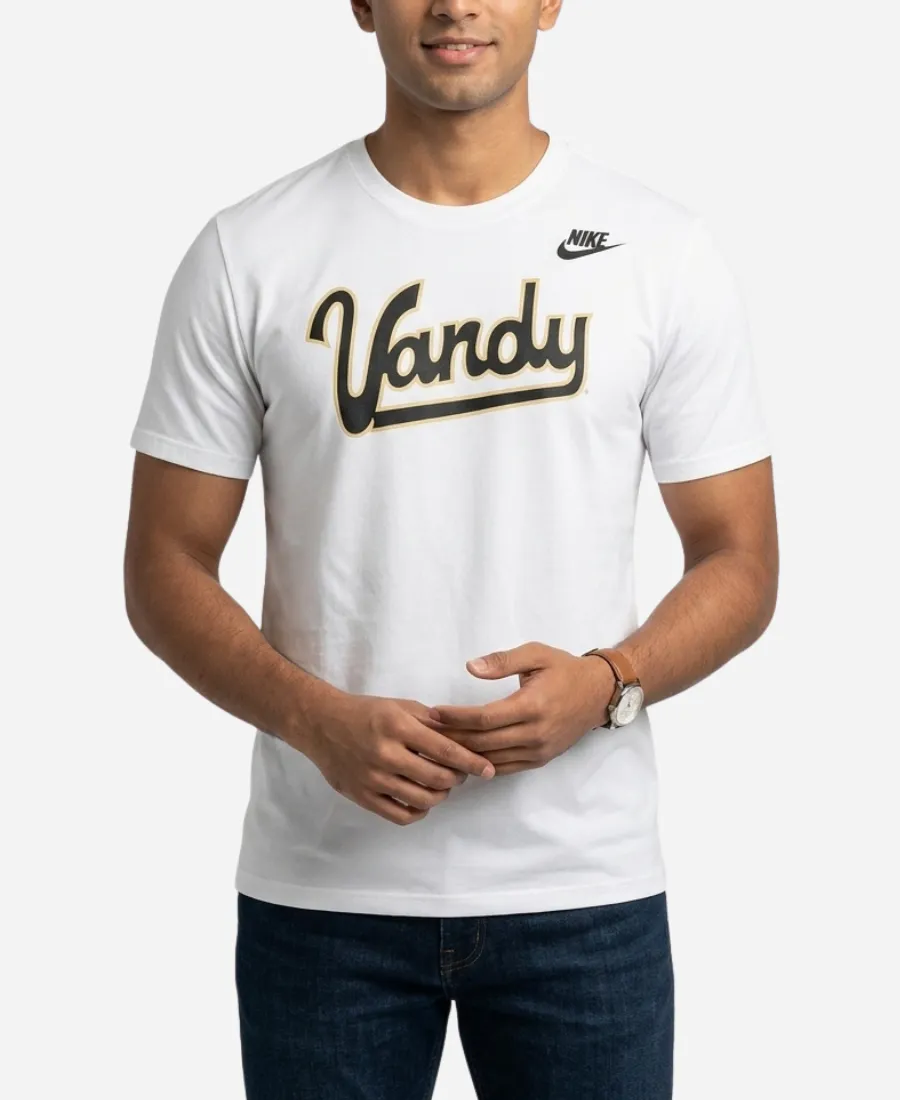Nike Vanderbilt Commodores Football White T-Shirt Unisex Nike Vanderbilt Commodores 2026 Football White T-ShirtÂ