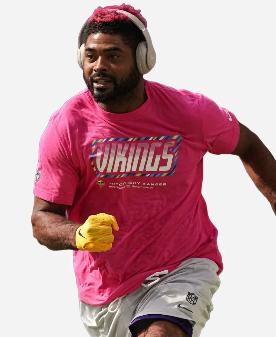 Nike Vikings 2026 Jauan Jennings Crucial Catch T-Shirt Nike Vikings Jauan Jennings Crucial Catch T-Shirt