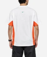 Nike x One Piece 2026 NRG White & Orange Short Sleeve Jersey