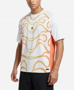 Nike x One Piece NRG White & Orange Short Sleeve Jersey