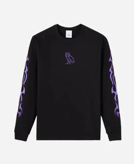 OVO Free the Demons Black Long-Sleeve T-Shirt